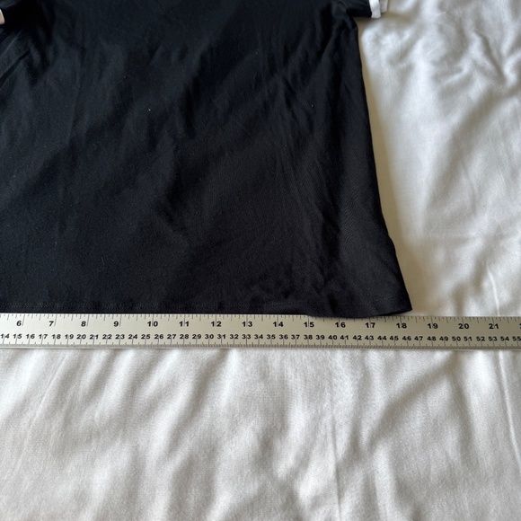 Lauren Ralph Lauren Women's Short‎ Bell Sleeve Popover Tee Black Size S Preppy - Picture 11 of 12